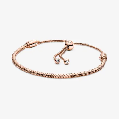 Pandora Moments Snake Chain Slider Bracelet 589652C01-2