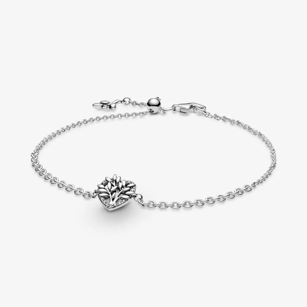 Pandora Family Tree of Life Pendant Necklace 397780CZ-45 /17.7 +gift Box  +tag - Pandora jewelry - | Fash Brands