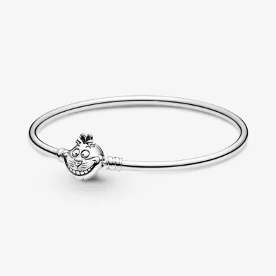 Pandora Disney Alice Wonderland Cheshire Cat Clasp Bangle - 599343C00