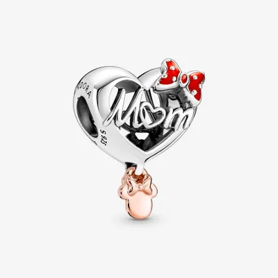 Pandora Disney Minnie Mouse Mom Heart Charm - 781142C01