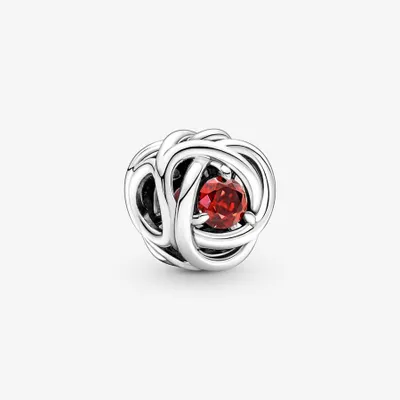 Pandora July True Red Eternity Circle Charm - 790065C01