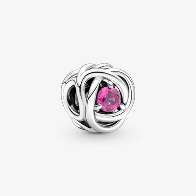 Pandora October Pink Eternity Circle Charm - 790065C05