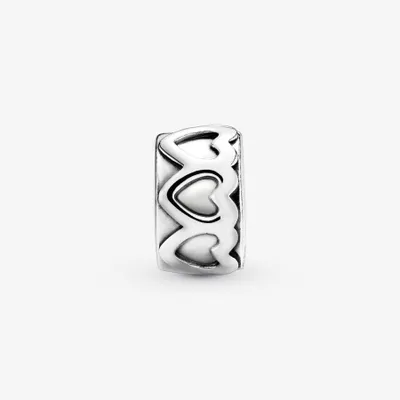 Pandora Band of Hearts Clip Charm - 791978