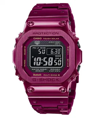 G-Shock Full Metal Burgundy Solar Watch - GMWB5000RD-4