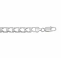 Sterling Silver Square Curb Chain-3.6mm