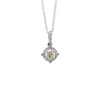 Karat White Gold Diamond Necklace