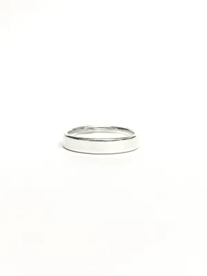 Sterling Silver Plain 4mm Band