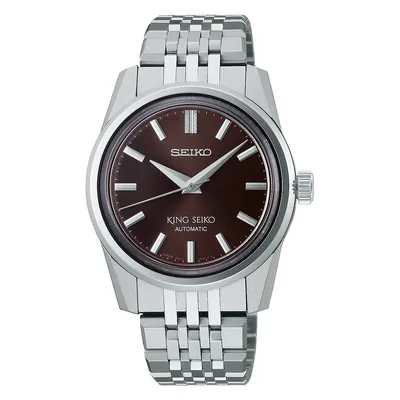 King Seiko Brown Dial Watch-SPB285J1