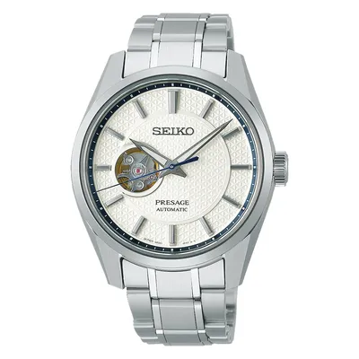 Seiko Presage Sharp Edged Midday Open Heart Watch - SPB309J1