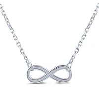 Sterling Silver Infinity Necklace