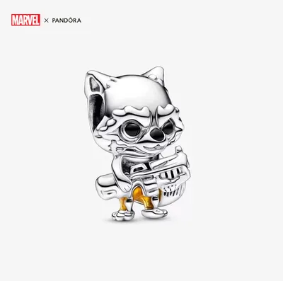 Pandora Marvel Guardians of the Galaxy Rocket Raccoon Charm 792563C01