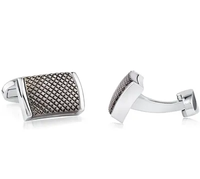 Brass Black Rhodium Cufflinks