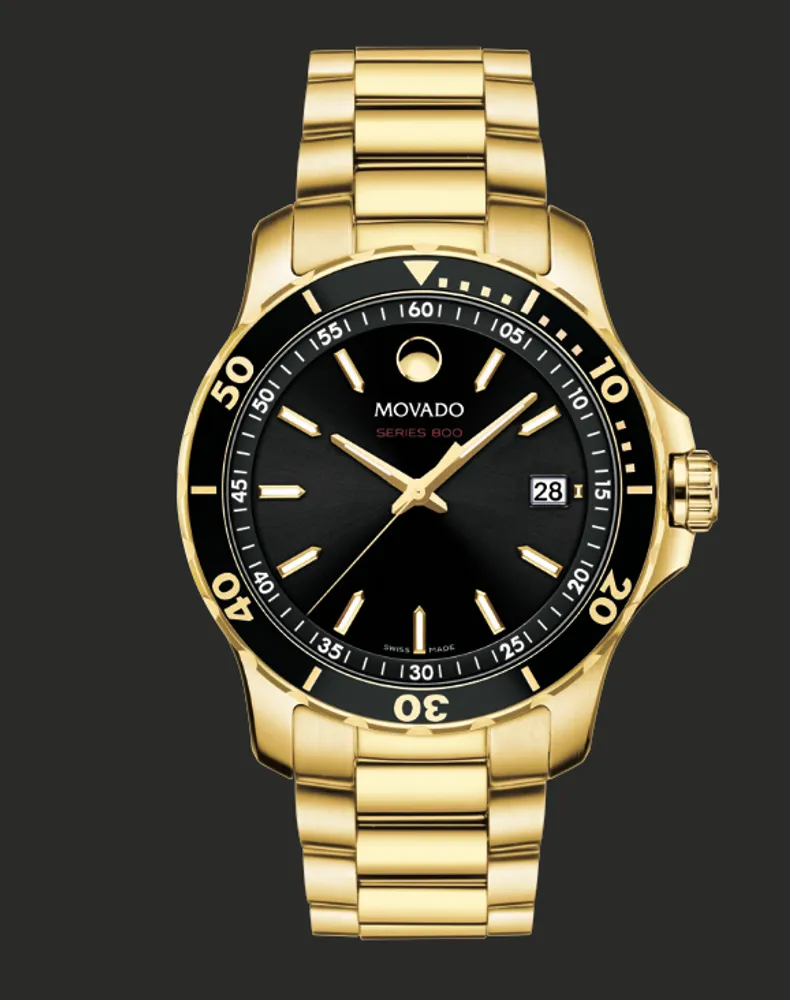 Movado Series 800 Gold | Pen Watch-2600145 Centre The Tone