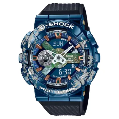 Casio G-Shock Analog Digital Earth 110 Series Watch - GM110EARTH-1