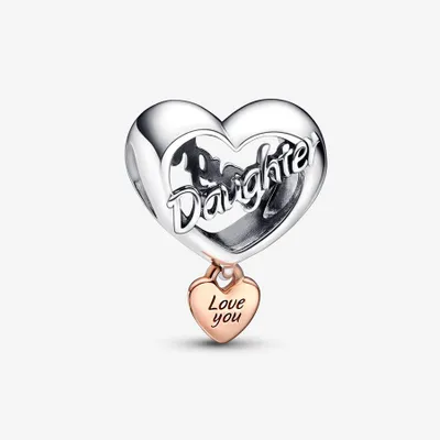 Pandora Love You Daughter Heart Charm - 782327C00