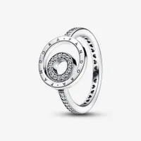 Pandora Signature Logo Circles Pavé Ring - 192316C01