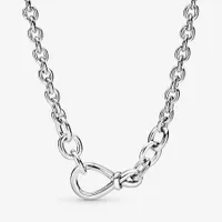 Pandora Chunky Infinity Knot Chain Necklace - 398902C00-50