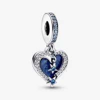 Pandora Celestial Shooting Star Heart Double Dangle Charm - 792356C01