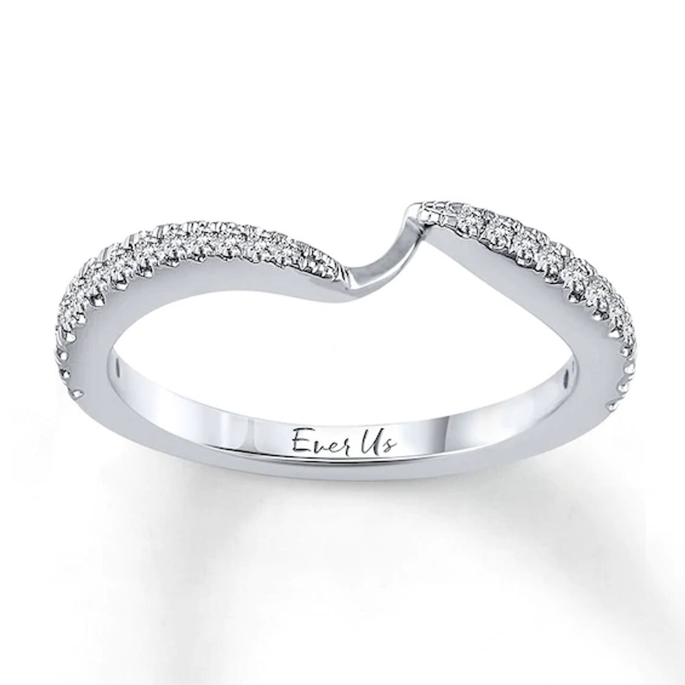 Ever Us Band 1/4 ct tw Diamonds 14K White Gold