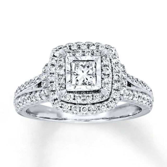 Kay Radiant Reflections Engagement Ring 1 ct tw Diamonds 14K Gold
