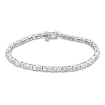 Kay Diamond Fashion Bracelet 1/2 ct tw Round-cut Sterling Silver 7"