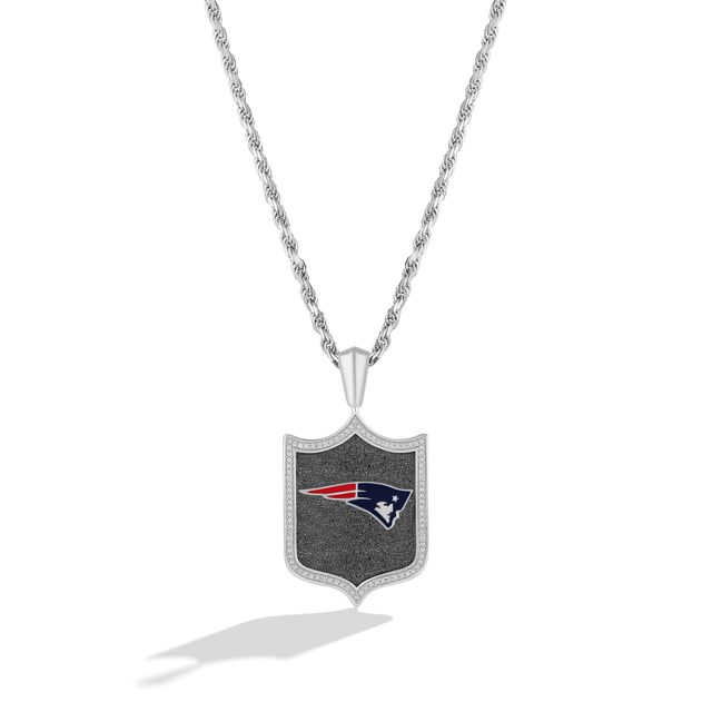 True Fans Kansas City Chiefs Diamond Accent Football Necklace in Sterling  Silver