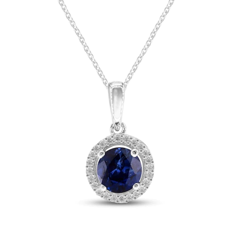 kay blue sapphire necklace