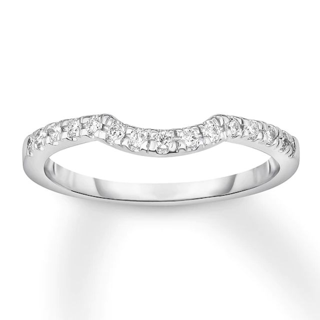 Diamond Wedding Band 1/6 ct tw Round-cut 14K White Gold