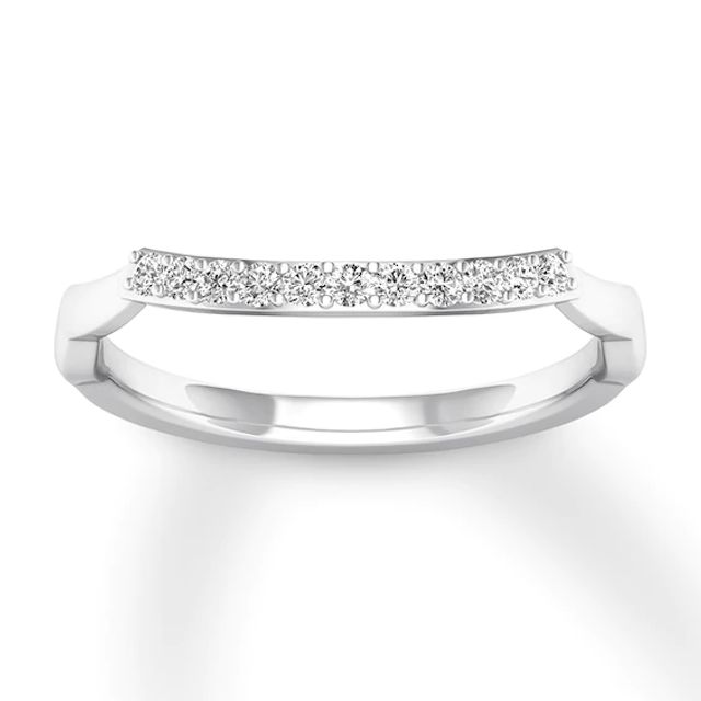 Diamond Wedding Band 1 ct tw Round-cut 14K White Gold