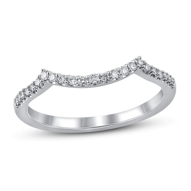 Diamond Wedding Band 1/6 ct tw Round-cut 10K White Gold