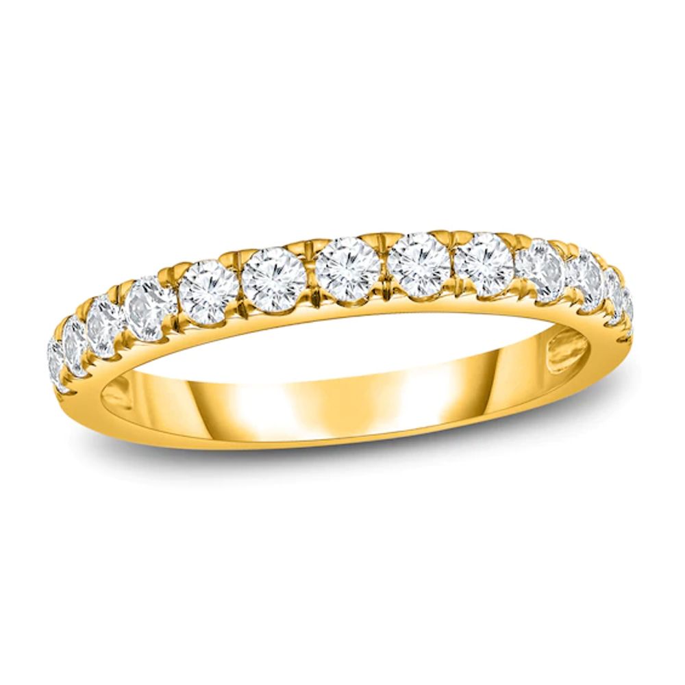Diamond Wedding Band 1 ct tw Round-cut 14K White Gold