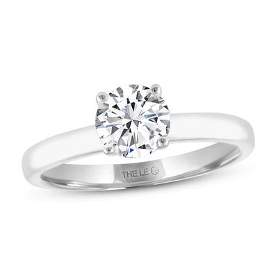 THE LEO Diamond Artisan Ring 1 Carat Round-cut 14K White Gold