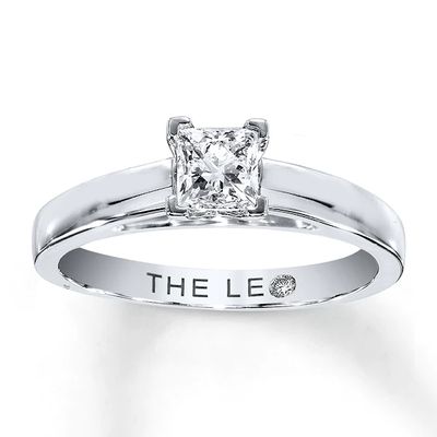 Kay THE LEO Diamond Artisan Ring 1/ Carat Princess-cut 14K White Gold