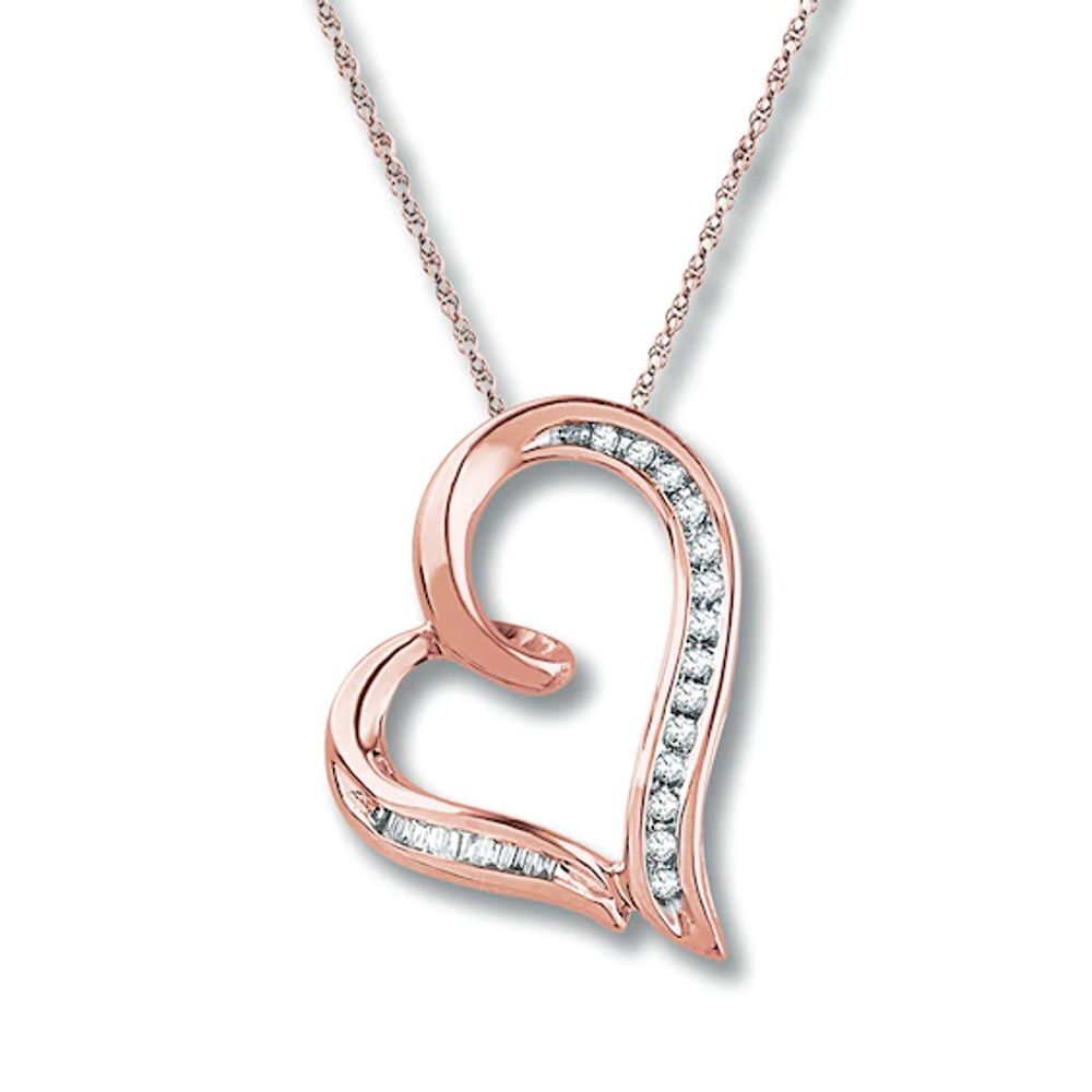Kay Heart Necklace 1/10 ct tw Diamonds 