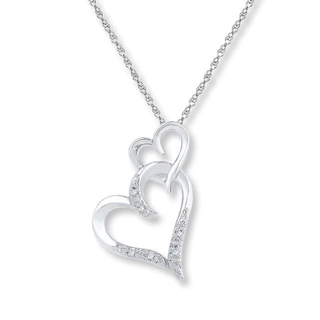 Previously Owned Ever Us Heart Necklace 1/2 ct tw Diamonds 14K 2-Tone Gold  | Kay