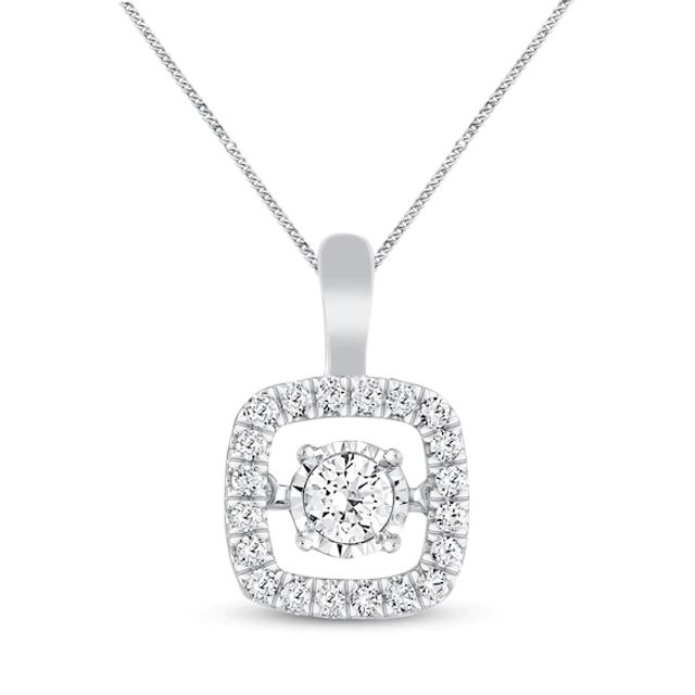 Kay Unstoppable Love Necklace 1/2 ct tw 10K White Gold 19"