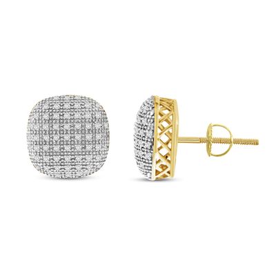 Kay Men's Diamond Earrings 1/ ct tw 10K Yellow Gold