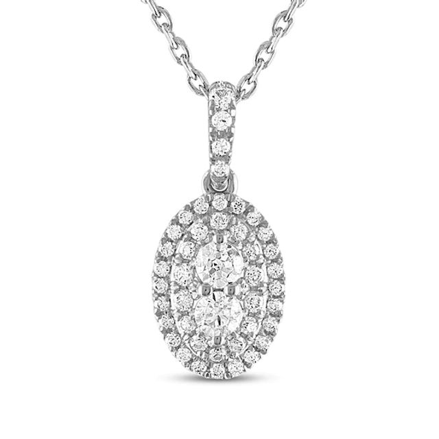 Kay Forever Connected Diamond Necklace 1 ct tw Pear & Round-cut 10K White  Gold 18 | CoolSprings Galleria