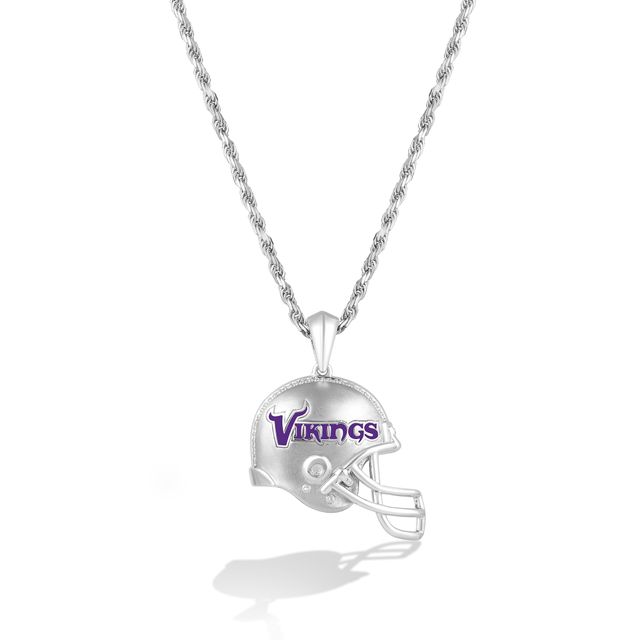 True Fans Tampa Bay Buccaneers Diamond Accent Football Necklace in Sterling  Silver