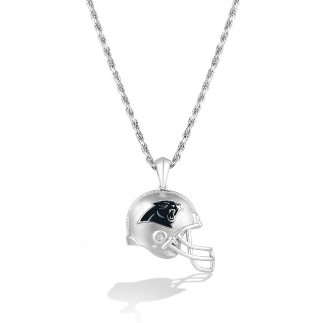 True Fans Detroit Lions 1/20 CT. T.W. Diamond Helmet Necklace in Sterling  Silver