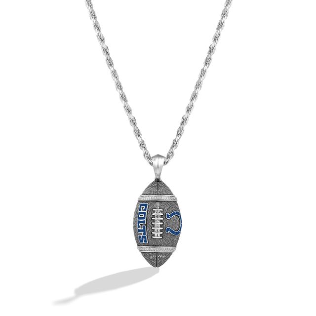 True Fans Arizona Cardinals 1/5 CT. T.W. Diamond and Enamel Reversible  Shield Necklace in Sterling Silver