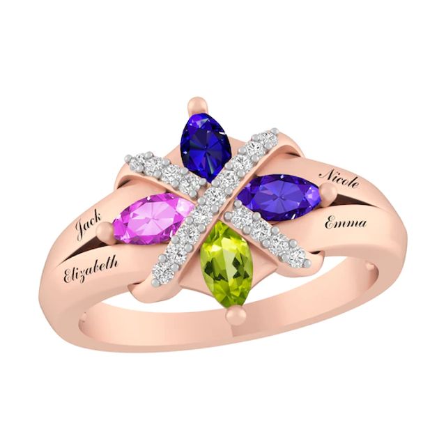 kays personalized mothers rings