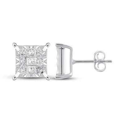 Kay Diamond Stud Earrings 3/4 ct tw 10K White Gold