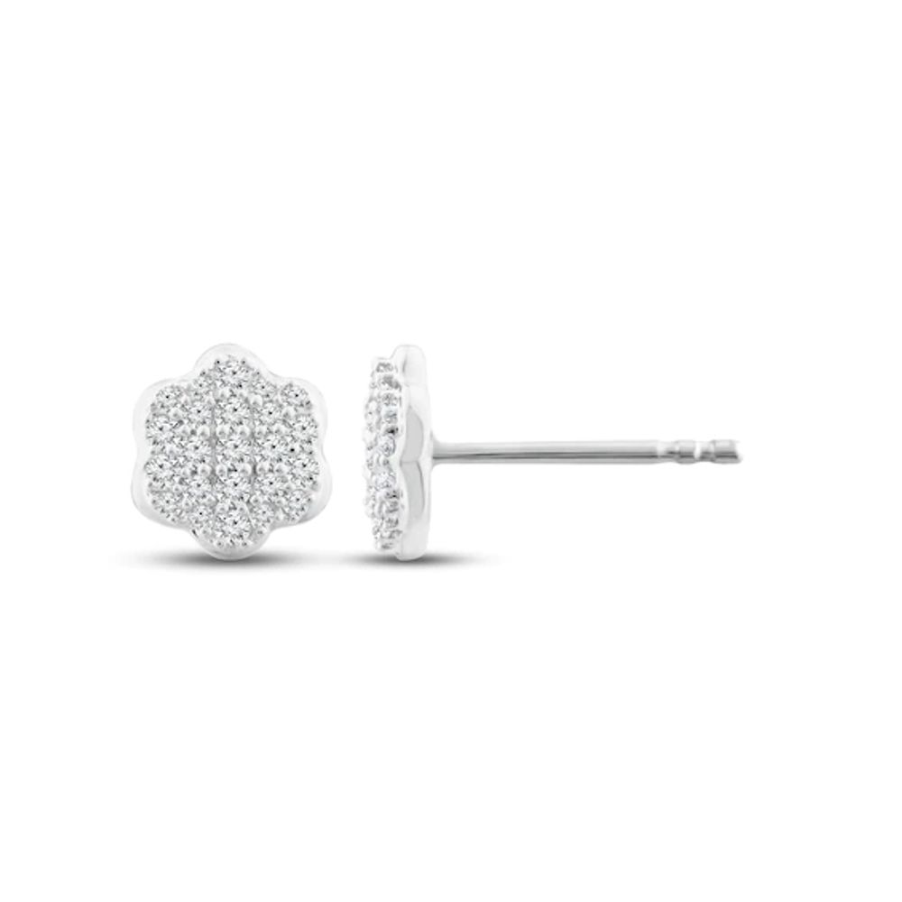 Diamond Stud Earrings 1/4 ct tw Round-Cut 10K Yellow Gold