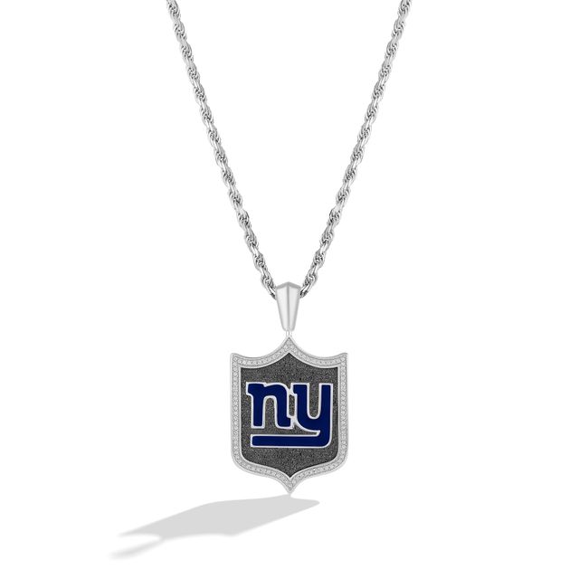 True Fans New Orleans Saints 1/10 CT. T.W. Diamond Logo Necklace