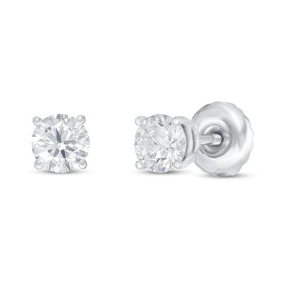 Lab-Created Diamonds by KAY Solitaire Earrings 1/2 ct tw 14K Gold