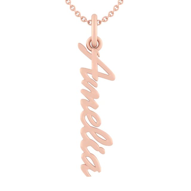 Kay Name Plate Necklace