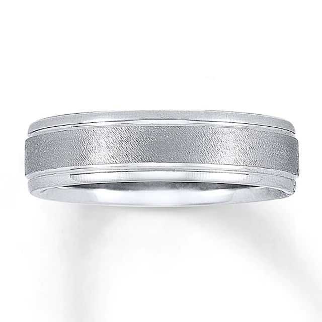 Wedding Band 14K White Gold 5mm