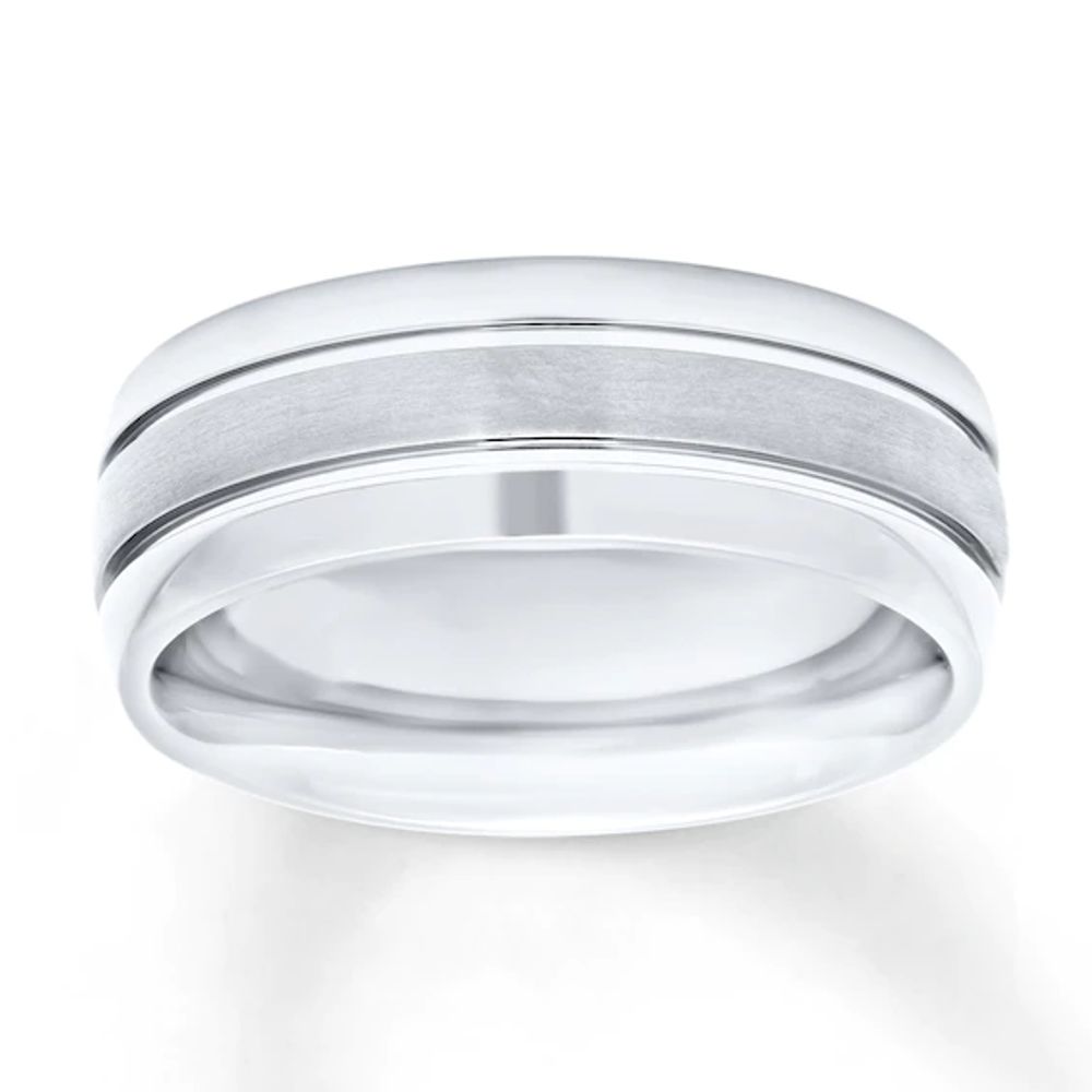 Men's Wedding Band Titanium 8mm