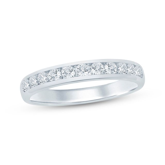 Round-Cut Diamond Anniversary Band 1/2 ct tw 14K White Gold